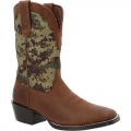 Durango Men's Westward Green Digi Camo Western Boot-Brown Green Digi Camo