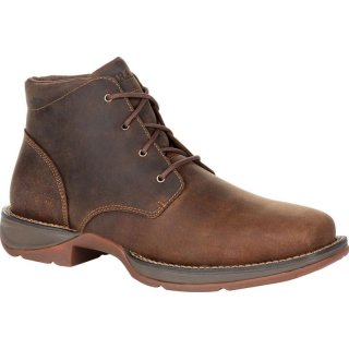 Durango Men's Red Dirt Rebel Square-Toe Chukka-Bark Brown