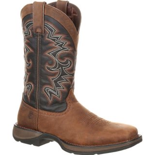 Durango Men's Rebel by Durango Pull-on Western Boot-Chocolate And Midnight