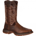 Durango Women's Lady Rebel Work by Durango Steel Toe Western-Dark Brown And Sunset Brown