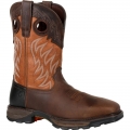 Durango Men's Maverick XP Steel Toe Waterproof Western Work Boot-Rugged Brown And Copper