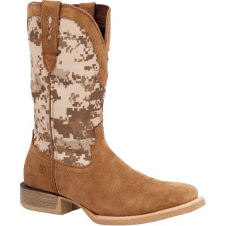 Durango Men's Rebel Pro Digi Camo Western Boot-Apricot Ash