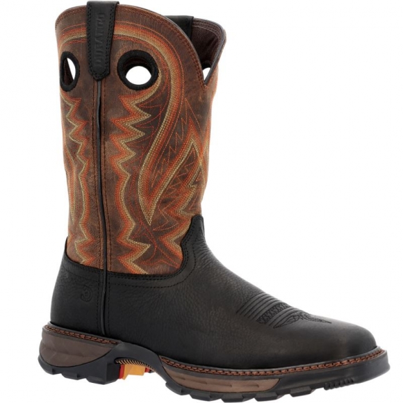 Durango Men's Maverick XP Western Work Boot-Onyx And Dark Bay