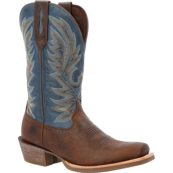 Durango Men's Rebel Pro Hickory Denim Western Boot-Brown And Blue