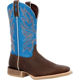 Durango Men's Rebel Pro Bay Brown and Brilliant Blue Western Boot-Bay Brown And Brilliant Blue