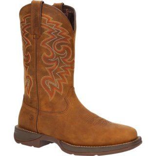 Durango Men's Rebel Waterproof Western Boot-Russet