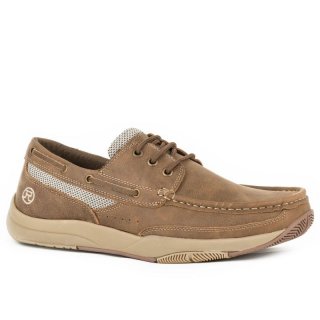 ROPER | MEN'S SWIFTER SOLE BOAT SHOE TAN VINTAGE LEATHER-TAN