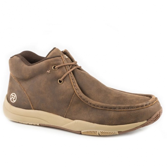 ROPER | MEN'S SWIFTER SOLE CHUKKA BROWN VINTAGE LEATHER-BROWN