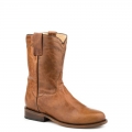 ROPER | MEN'S LEATHER COWBOY BOOT BROWN VAMP AND UPPER-BROWN