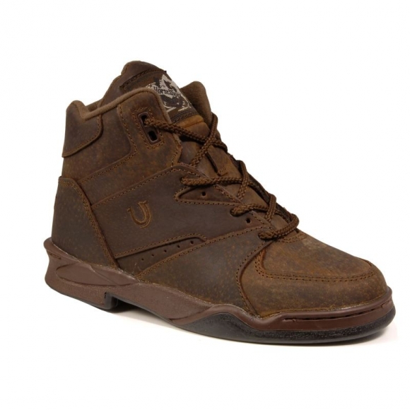 ROPER | MEN'S HORSESHOE BROWN PIG SUEDE LEATHER-TAN