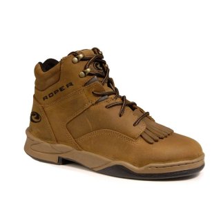 ROPER | MEN'S KIKTIE HORSESHOE HONEY BUN BROWN-BROWN