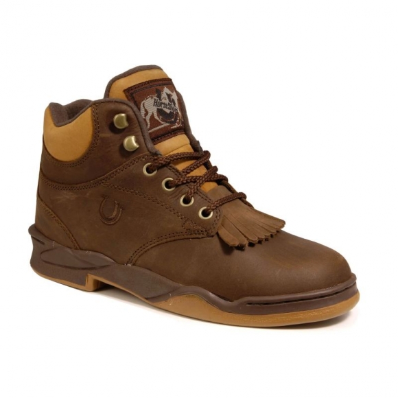 ROPER | MEN'S KILTIE HORSESHOE CRAZY HORSE BROWN-BROWN