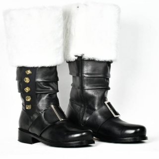 Men's Handmade Santa Claus Bootnubuck Leather Bootssanta | Canada