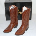 Men's Dan Post Mignon Leather Tan Cowboy Boots | Canada