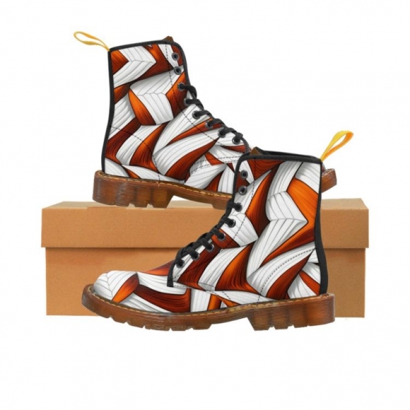 Women's Canvas Boots Crazy Boots Artwork on Boots. | Canada