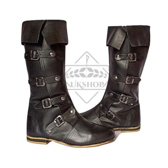 Men's Medieval Leather Boots RENAISSANCE Viking Pirate Boots Mans | Canada