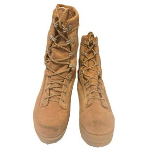 Women's Wellco Military Boots Sz 4.5 US Army Combat Tan Brown | Canada