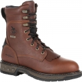 Georgia | Men's Carbo-Tec LT Waterproof Lacer Work-Brown