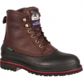 Georgia | Men's Muddog Waterproof Steel Toe Work-Dark Chocolate