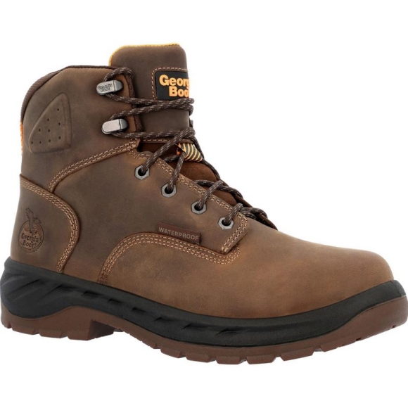 Georgia | Men's OT Waterproof Work-Brown