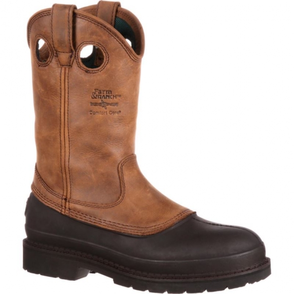 Georgia | Men's Muddog Wellington Work-Mississippi Brown