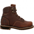 Georgia | Men's AMP LT Edge Waterproof Work-Brown