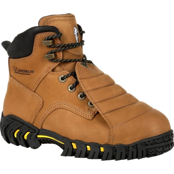 Georgia | Men's Michelin Sledge Steel Toe Metatarsal Works-Brown