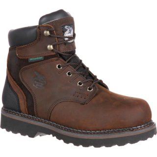 Georgia | Men's Brookville Steel Toe Waterproof Work-Dark Brown