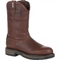 Georgia | Men's Carbo-Tec LT Waterproof Pull-on Work-Brown