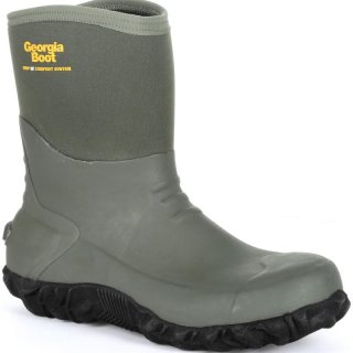 Georgia | Men's Waterproof Mid Rubber-Green