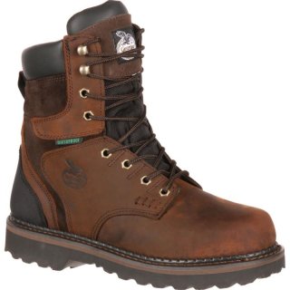 Georgia | Men's Brookville Waterproof Work-Dark Brown