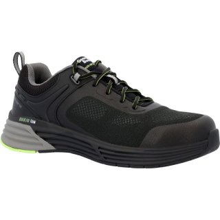 Georgia | Men's DuraBlend Sport Composite Toe Electrical Hazard Athletic Work Shoe-Black Green