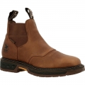 Georgia | Men's Carbo-Tec LT Waterproof Chelsea Work-Brown