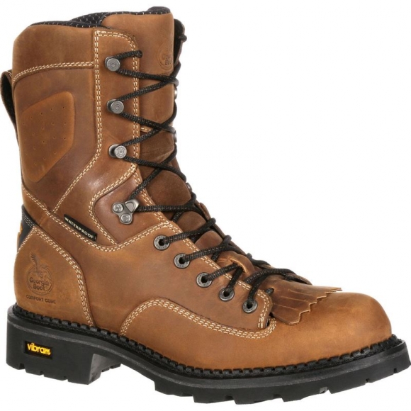 Georgia | Men's Comfort Core Composite Toe Waterproof Logger Work-Crazy Horse