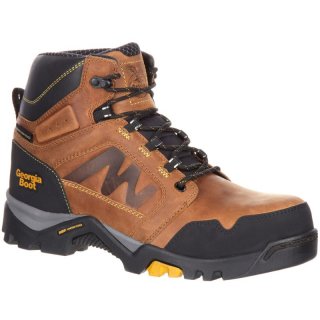 Georgia | Men's Amplitude Waterproof Work-Trail Crazy Horse