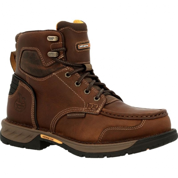 Georgia | Men's Athens 360 Waterproof Work-Brown