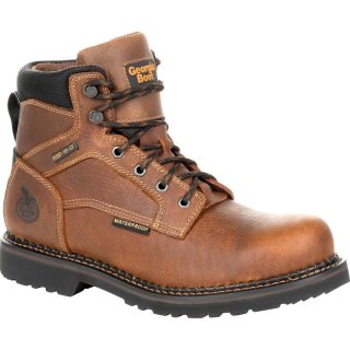 Georgia | Men's Giant Revamp Waterproof Work-Brown