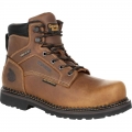 Georgia | Men's Giant Revamp Steel Toe Internal Met-Guard Waterproof Work-Brown