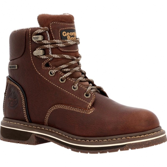 Georgia | Women's AMP LT Edge Waterproof Work-Brown