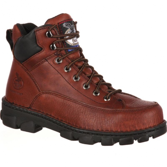 Georgia | Men's Eagle Light Wide Load Steel Toe Work Hiker-Soggy Copper Kettle