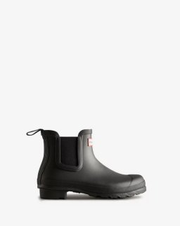 Hunter | Women's Original Chelsea Boots-Black | Canada Outlet