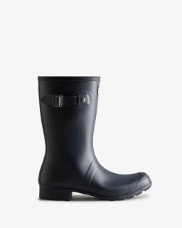 Hunter | Women's Tour Foldable Short Rain Boots-Navy | Canada Outlet