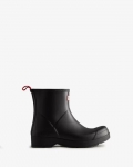 Hunter | Men's Play Short Rain Boots-Black | Canada Outlet