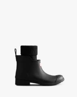 Hunter | Women's In/Out Sock Chelsea Boots-Black | Canada Outlet