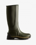 Hunter | Men's Balmoral Field Hybrid Tall Rain Boots-Dark Olive | Canada Outlet