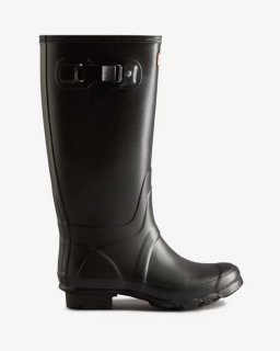 Hunter | Women's Huntress Wide Leg Rain Boots-Black | Canada Outlet