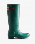 Hunter | Women's Tall Back Adjustable Rain Boots-Loch Awe Blue/Glenmore Rose | Canada Outlet