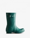 Hunter | Men's Original Short Rain Boots-Loch Awe Blue | Canada Outlet