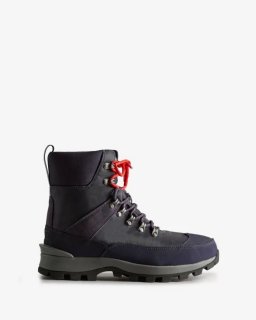 Hunter | Men's Insulated Recycled Polyester Commando Boots-Navy/Blue Mineral | Canada Outlet