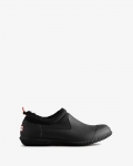 Hunter | Men's Insulated Vegan Shearling Shoe-Black | Canada Outlet